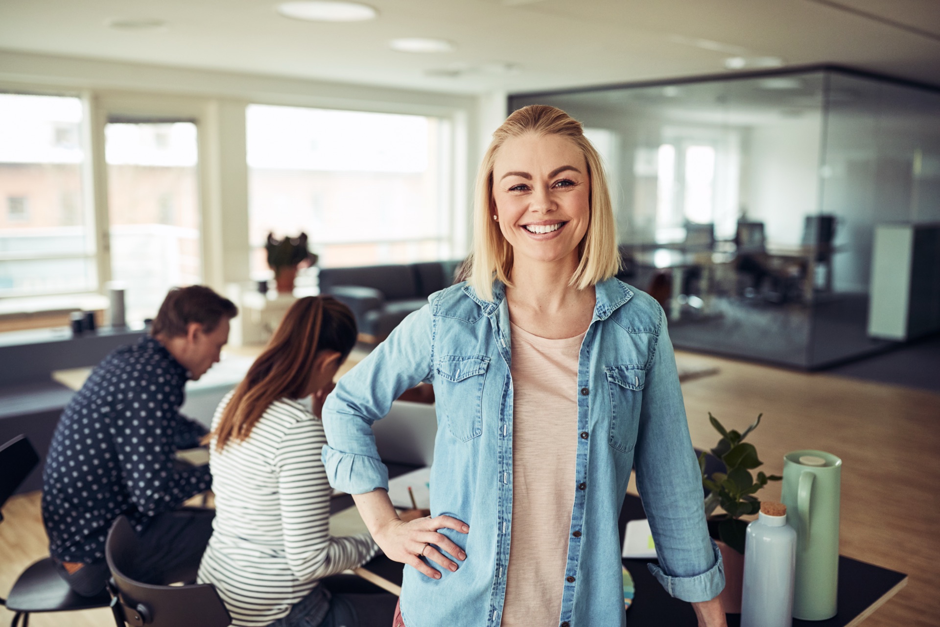Happy employees